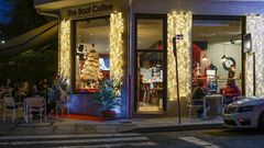 En Ribadavia, la agradable temperatura permiti� disfrutar de las terrazas de la hosteleria hasta la noche, pues se ampli� el horario hasta las 23.00 horas
