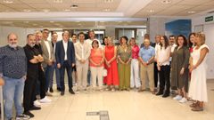 Los nuevos directores se reunieron con el delegado territorial de la Xunta en Ourense, Manuel Pardo