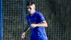 Diego Espinosa, con el Vetusta