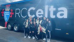 Las c�lticas se desplazaron al Pa�s Vasco en el autob�s del RC Celta