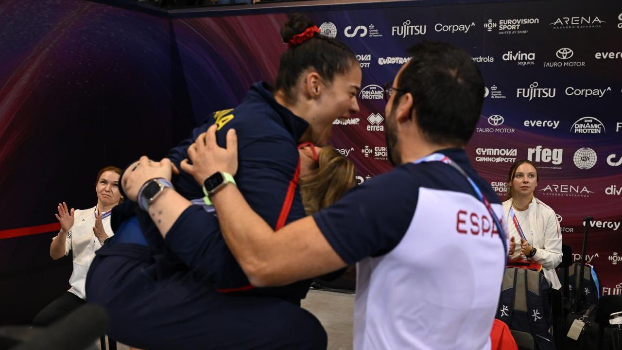 La ponteareana Melania Rodríguez se proclama campeona del mundo de doble mini-tramp