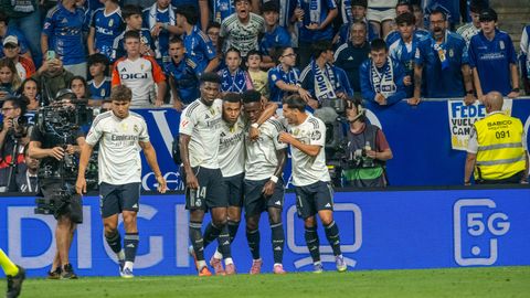 Las mejores im�genes del Real Oviedo ante el Real Madrid