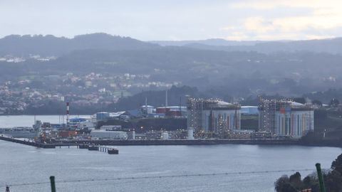 Planta de gas de Reganosa en Mugardos