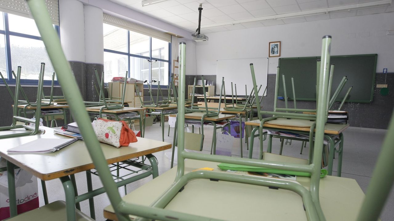 Los servicios mínimos en los colegios de Santiago obligan a limpiar comedores y aseos cada dos días