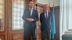 El Presidente del TSJA, Jes�s Mar�a Chamorro y el Consejero de Hacienda y Fondos Europeos, Guillermo Pel�ez �lvarez han mantenido este mi�rcoles una reuni�n de trabajo