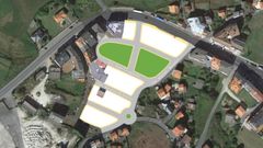 Recreaci�n de la zona verde y la urbanizaci�n en el entorno de Candame