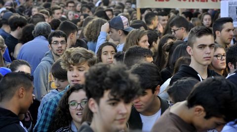 Manifestaci�n en Ferrol