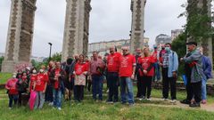 Lara M�ndez particip� en la marcha organizada por la Federaci�n de Asociaciones de Vecinos. 