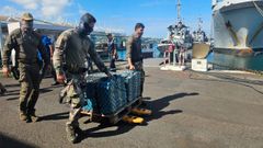 Interceptado en Tahit� un barco de Vigo con m�s de 500 kilos de coca�na