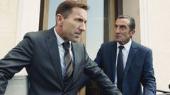 Luis Zahera (derecha) junto a Antonio de la Torre. Ambos optan al Goya a mejor actor de reparto por El reino