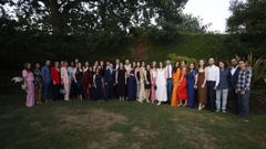 Homenaje del Colegio de M�dicos de Lugo a miembros de la entidad en el 2025.