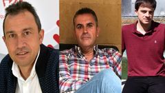 Ovidio Zapico, Maximino Garc�a y Juan Ponte