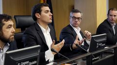  El l�der de Ciudadanos y algunos de los diputados de la formaci�n