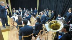 La banda de m�sica de Taboada, en el concierto del d�a de Sanyta Cecilia del 2015, uno de los �ltimos que dio la formaci�n