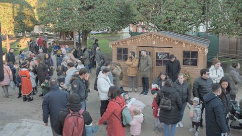 El Mercado de Nadal se celebra en la Praza Maior