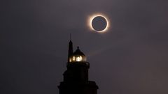 As� se�vivi� el eclipse solar total en Galicia