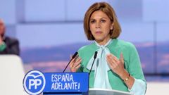 Cospedal en un congreso del PP en Madrid