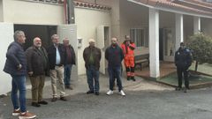 Manuel Pardo visit Avin para comprobar el funcionamiento de una caldera de biomasa.