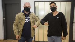 Ricardo Pallas, presidente saliente, y Germ�n Riveiro 