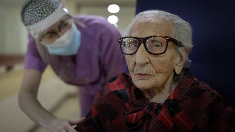 Puificaci�n Ramos super� el covid con 107 a�os