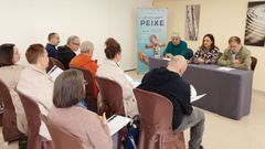 Presentación del proyecto Xeración Peixe, en Burela