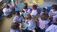 Actividades de Voz Natura na escola infantil de Vilalba
