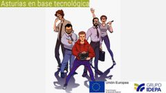 El equipo de Meteorbyte, caricaturizado, est� formado por Phil Gonz�lez, Pj Quir�s, Ulises Lafuente, Santi Luna y Inma M. Lobo