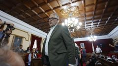 Los ediles del PSdeG y BNG abandonaron el pleno de la moci&oacute;n de censura.