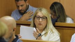 La portavoz del PP de Oleiros, Loli Silva.
