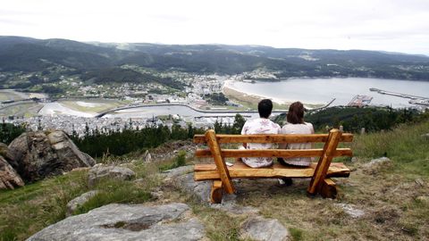 Desde san Roque se puede contemplar toda la ra de Viveiro