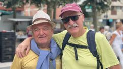 Fernando Marqu�s y un amigo.
