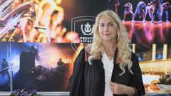 Cristina Go�s, en una de las aulas de la escuela que dirige desde hace m�s de tres d�cadas