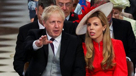 Boris Johnson y su mujer Carrie