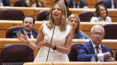 Alicia Garca, portavoz del PP en el Senado, en una intervencin a finales de mayo