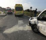 El suceso moviliz� a varias ambulancias y a los bomberos. 