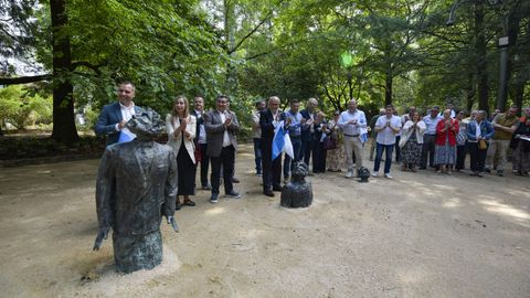 Inauguraci�n de la rehabilitaci�n del parque jard�n y la carballeira de Caldas de Reis