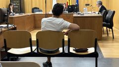 El acusado, durante el juicio en Ourense, que se cerr� con un acuerdo de conformidad