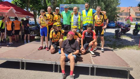 A Marcha Cicloturista Arous� homenaxeou no 2023 � ex ciclista profesional estradense �lex Marque.