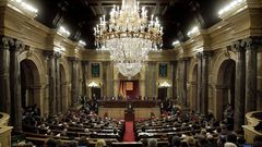 Imagen de archivo del Parlamento de Catalu�a.
