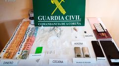 Dinero y droga incautados durante la operaci&oacute;n Zaguanes II