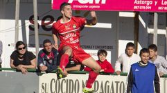 H�ber Pena marc� el 0-2 para el Somozas en Astorga