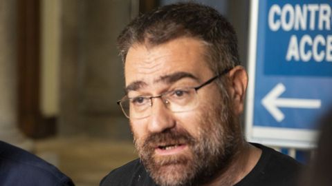 Bernardo Varela, portavoz del BNG en la Diputacin de Ourense