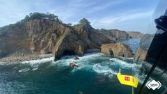 Rescate mar�timo en Cudillero