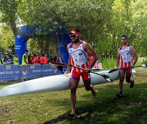 Iván Alonso y Diego Piña consiguieron ayer alzarse con el título de campeones de España.