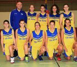Plantel del conjunto noi�s s�nior que venci� al R�o Ulla. 