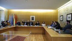 Imagen de archivo de un pleno de Celanova