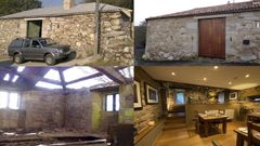 El antes y el despu�s de una vivienda reformada en Palas de Rei, que ahora es una casa de turismo rural