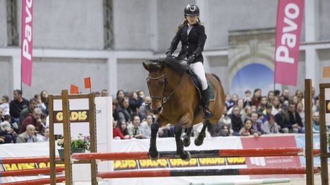 El concurso de saltos de obstáculos se celebró en el Pazo de Feiras de Lugo