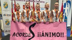 El Acordes benjam�n, subcampe�n de Espa�a