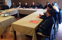 Una imagen de la reuni�n, en el Hotel O Cabazo de Ribadeo.